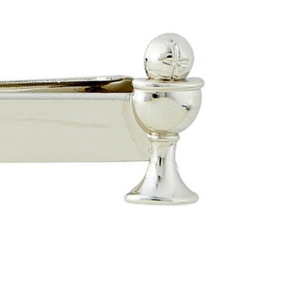 Brand new First Communion Silver Plate Chalice Tie bar for boys - Picture 2 of 3
